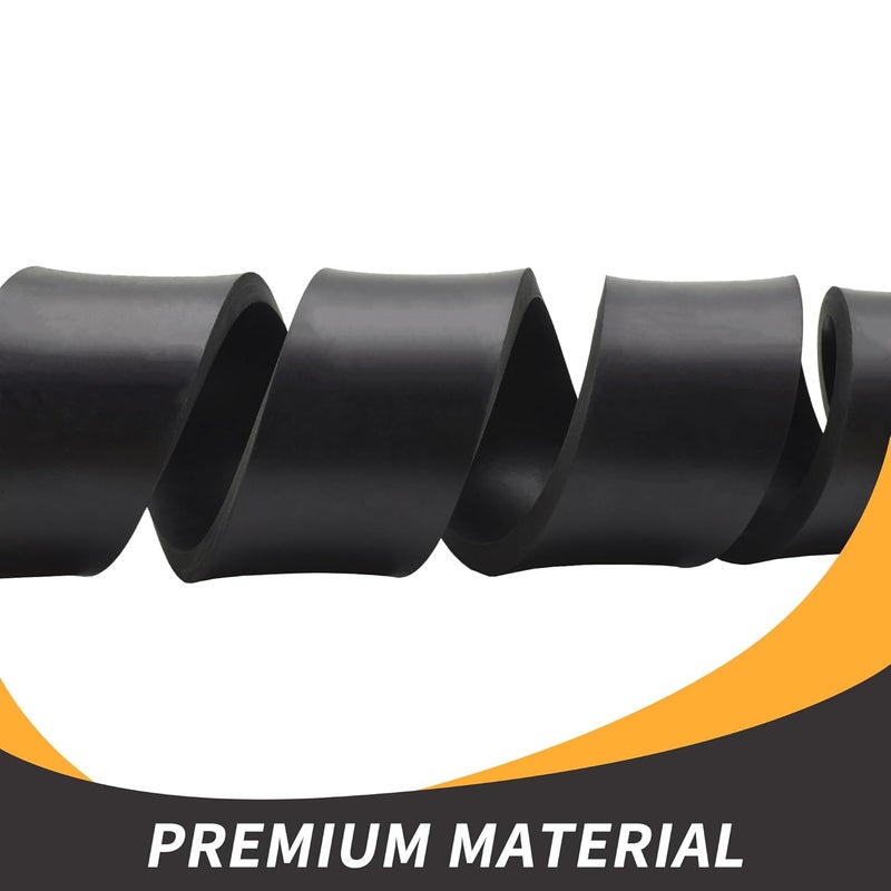 TEKDOE 1/2 Inch Thick Neoprene Rubber Strips and Heavy-Duty Solid Rubber Rolls, Sheet for DIY Gasket, Warehouse, Pads, Seals, Weather Stripping, Flooring (3 Inch Wide, 5 Feet Long) - Image 3
